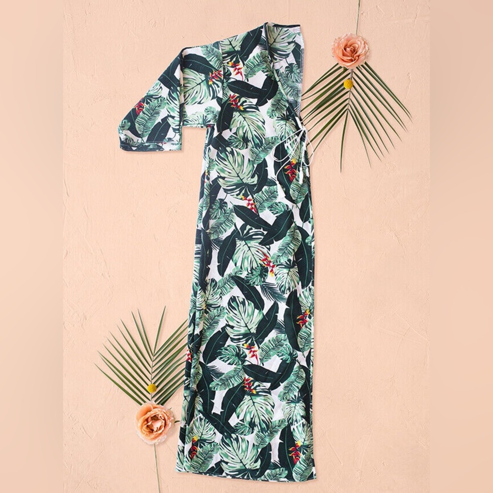 The Pretty In Palm One Size Floral Duster - Rachel Zoe Collection